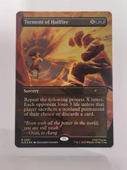 MTG Torment of Hailfire FOIL Secret Lair 2287 - Image 2