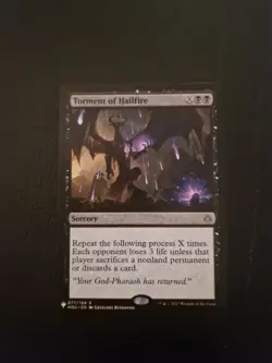 Torment of Hailfire - Hour of Devastation/The List - Non-Foil - NM - MTG - Rare - Image 1