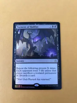 MTG Torment of Hailfire Hour of Devastation 077/199 Foil Rare - Image 1