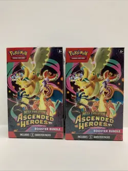 Pokemon TCG Ascended Heroes Booster Bundle 2 Box Lot Factory Sealed Brand New - Image 1