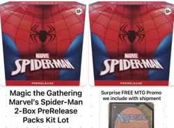 2 Marvel Spider-Man PreRelease Box Lot Magic the Gathering Cards Packs Ship Now - Image 1