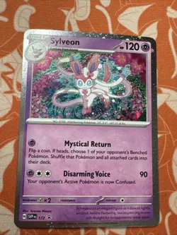 Pokemon Prismatic Evolutions Sylveon Black Star Promo Holo Foil Card SVP 172 - Image 1