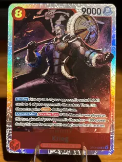 One Piece Krieg OP15-008 SR Adventure On Kami's Island English - Image 1