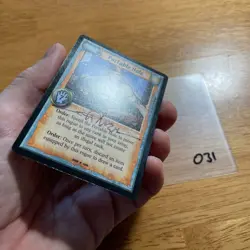 🕳Signed Portable Hole Jeff Menges Rare card Warlord: Saga of the Storm CCG 031 - Image 3