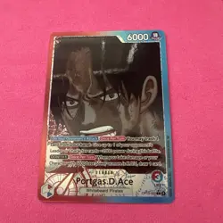 OP13-002 Portgas.D.Ace Alt Art Leader Carrying On His Will One Piece TCG English - Image 1