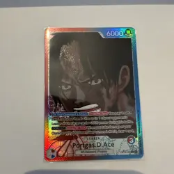 OP13-002 Portgas.D.Ace Alt Art Leader Carrying On His Will One Piece TCG English - Image 1