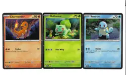 Bulbasaur + Charmander + Squirtle Promo Cards - 151 Poster Collection Box M/NM - Image 1