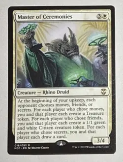 Master of Ceremonies, Streets of New Capenna Commander 18/93 Magic The Gathering - Image 2