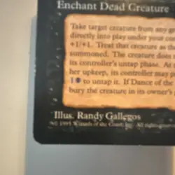 Wizards of the Coast Magic the Gathering MTG - Ice Age 1995 Dance of the Dead - Image 5