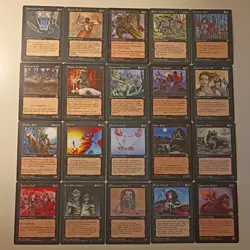 Wizards of the Coast Magic: The Gathering Vintage Black Lot - Alliances, Fallen… - Image 1