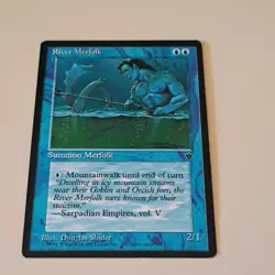 Wizards of the Coast Magic: The Gathering Vintage Blue Lot - River Merfolk, 20 … - Image 3