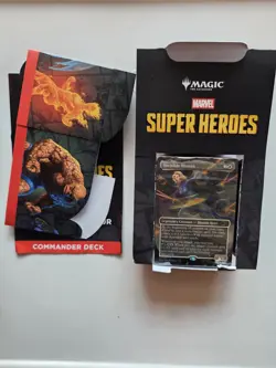 Magic The Gathering Marvel Super Heroes Fantastic Four Commander NEW DAMAGED BOX - Image 2