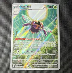 Pokemon TCG Ninjask 137/132 Mega Evolution Holo Rare English HP80 2025 - Image 1