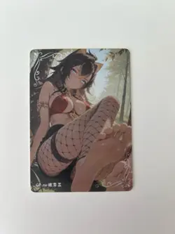 Dehya GP-01 Tights Illustration Reluctant Card Set Genshin Impact - Image 1