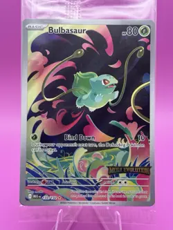 Pokemon TCG Bulbasaur 133/132 Promo Mega Evolution Stamp Sealed English NM - Image 1