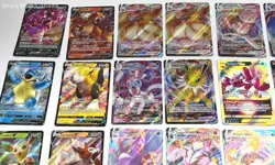 Lot of 60 V, VMax, and VStar Pokemon Trading Cards - Image 2