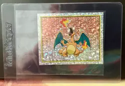 Pokemon Charizard 2000 Merlin Prism Sticker #121 Series 2 Holo - Image 1