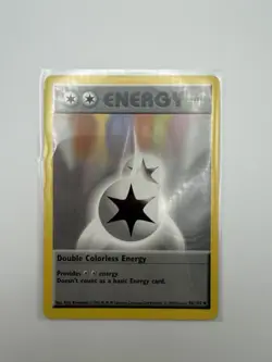 Pokemon Double Colorless Energy 96/102 1st Edition Shadowless Base Set NM - Image 2