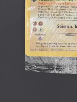 Pokemon Machamp Holo Rare Card Base Set 8/102, 1st Edition, Factory Sealed NM - Image 5