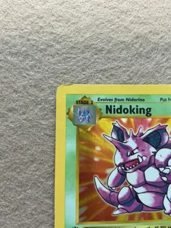 Pokemon Nidoking 1st Edition Base Set Shadowless Holo Rare 11/102 1999 - Image 4