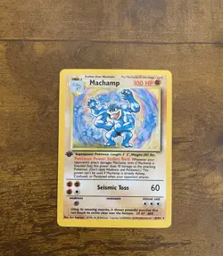 Pokemon TCG Machamp 8/102 - Base Set Holo - 1st Edition - NM - Image 4