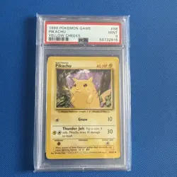 Pokemon TCG Pikachu 58/102 Base Set PSA 9 - Image 1