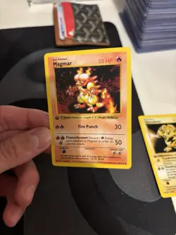 Pokemon Magmar 036/102 & Electabuzz 20/102 First Edition Base Set (Shadowless) - Image 3