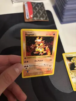Pokemon Magmar 036/102 & Electabuzz 20/102 First Edition Base Set (Shadowless) - Image 4