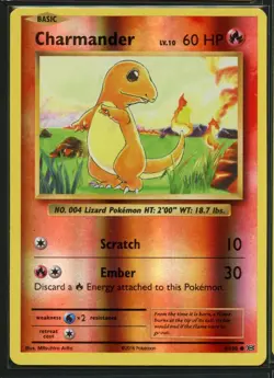 Charmander 9/108 Common Evolutions Pokemon Reverse Holo Near Mint - Image 1