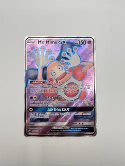 Pokemon TCG Mr. Mime GX Ultra Rare Full Art Holo SM Celestial Storm 156/168 EN - Image 1