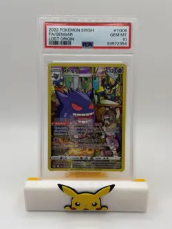 Pokemon TCG Lost Origin Gengar TG06/TG30 Trainer Gallery Holo PSA 10 EN - Image 1