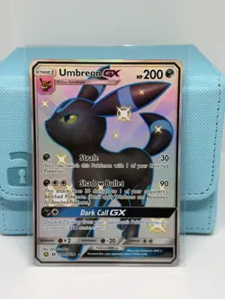 Pokemon TCG Umbreon GX Hidden Fates SV69/SV94 Holo Full Art Ultra Rare EN 2019 - Image 1