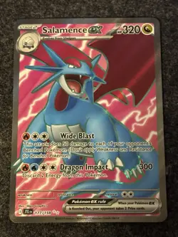 Salamance ex 177/159 Full Art Journey Together Pokemon Card English NM/packfresh - Image 1