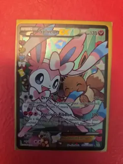 Sylveon EX Ultra Rare Holo Full Art RC32/RC32 Generations Pokemon Card 170 HP - Image 1