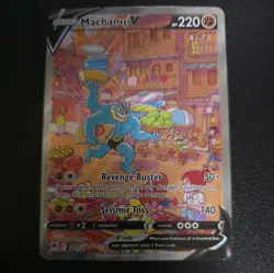 Pokemon Machamp V Full Art Ultra Rare Holo 172/189 Swsh10 Astral Radiance Card - Image 1