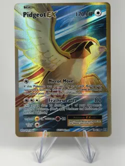 Pokemon TCG XY Evolutions Pidgeot EX Full-Art Rare Holo Card 104/108 NM - Image 1