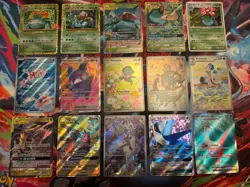 Pokemon TCG Card Bundle Joblot Lp-NM Tag Team IR Full Art Rare Holos EX GX X 15 - Image 1