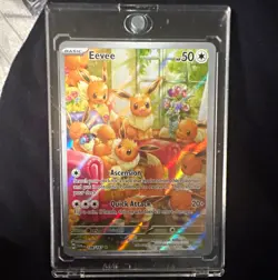 Pokemon TCG Eevee Illustration Rare Full Art Holo Sv06 Twilight 188/167 - Image 1