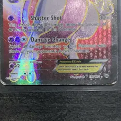 Pokemon TCG Mewtwo EX 158/162 BREAKthrough Ultra Rare Full Art Holo ENG - Image 3