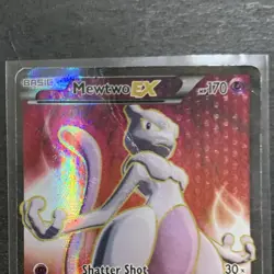 Pokemon TCG Mewtwo EX 158/162 BREAKthrough Ultra Rare Full Art Holo ENG - Image 4