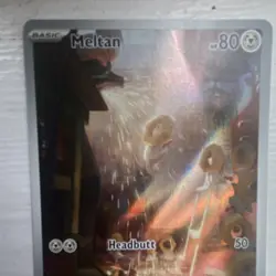 Pokemon TCG Meltan 179/162 SV05 Temporal Forces English Holo Full Art IR - Image 4