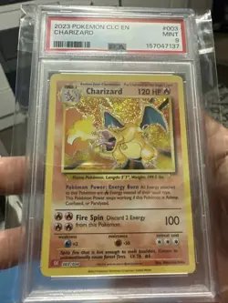 Pokemon 2023 Trading Card Game Classic Holo Charizard PSA 9 Gem Mint - Image 1