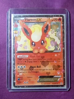 🔥Pokemon TCG Flareon EX RC6/RC32 Generations Radiant Collection Full Art Holo - Image 1