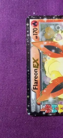 🔥Pokemon TCG Flareon EX RC6/RC32 Generations Radiant Collection Full Art Holo - Image 3
