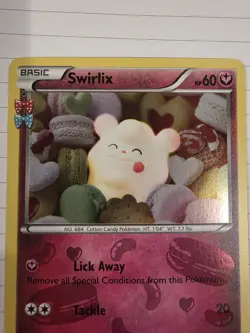 Pokemon TCG Swirlix RC19/RC32 Generations Radiant Collection Holo Uncommon 2016 - Image 2