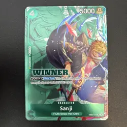 Sanji (Winner Pack 2025 Vol. 1) EB01-014 R Foil One Piece Promotion Cards Eng NM - Image 1