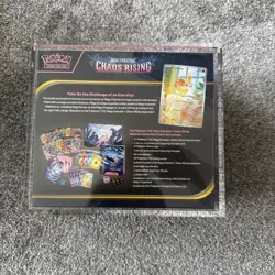 Pokemon TCG Chaos Rising Pokemon Center ETB | NEW & SEALED - With Acrylic Case - Image 3