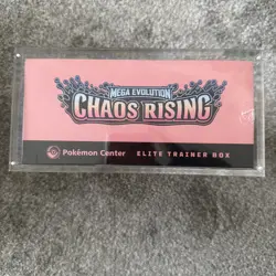Pokemon TCG Chaos Rising Pokemon Center ETB | NEW & SEALED - With Acrylic Case - Image 5