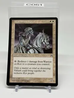 Magic The Gathering MTG Stronghold Warrior en-Kor - Image 1