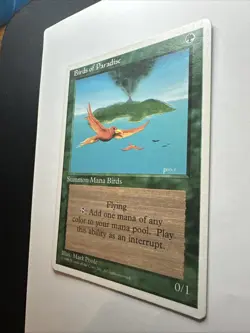 MTG Birds of Paradise Alternate 4th Edition Regular Rare 1995 MTG Card MP/LP - Image 5